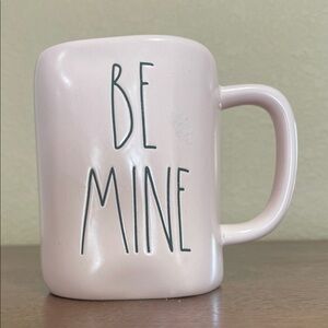 Rae Dunn Pink "Be Mine" Ceramic Mug